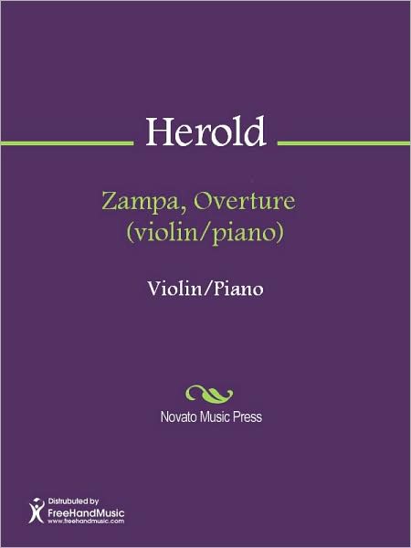 Zampa, Overture (violin/piano)