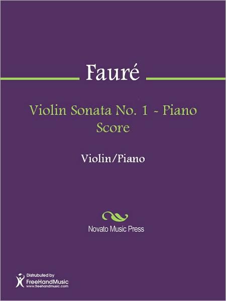 Violin Sonata No. 1 - Piano Score