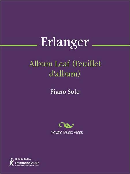 Album Leaf (Feuillet d'album)