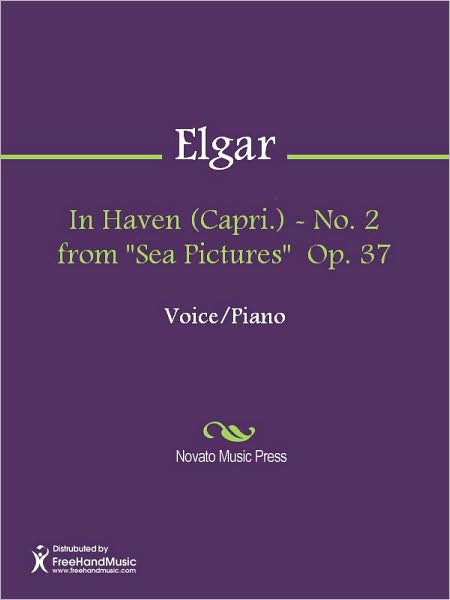 In Haven (Capri.) - No. 2 from "Sea Pictures" Op. 37