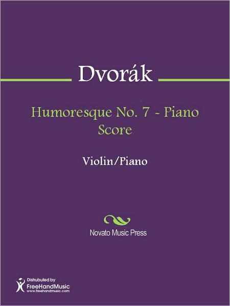 Humoresque No. 7 - Piano Score