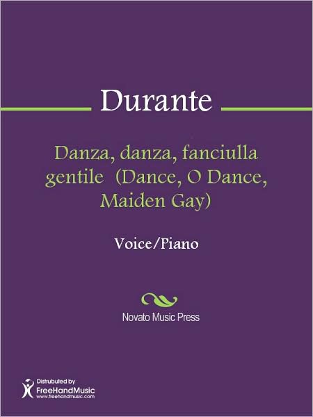 Danza, danza, fanciulla gentile (Dance, O Dance, Maiden Gay)