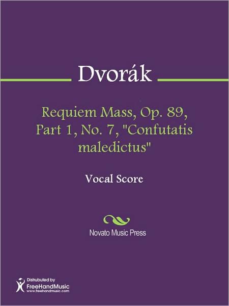 Requiem Mass, Op. 89, Part 1, No. 7, "Confutatis maledictus"