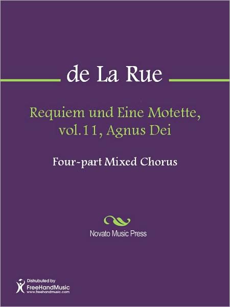 Requiem und Eine Motette, vol.11, Agnus Dei
