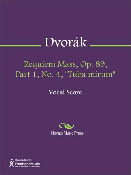 Requiem Mass, Op. 89, Part 1, No. 4, "Tuba mirum"