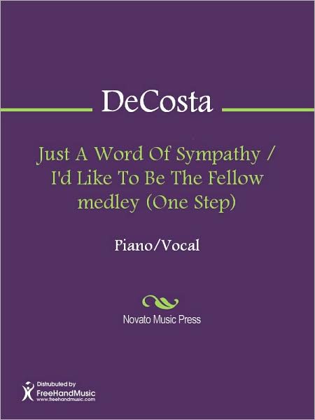 Just A Word Of Sympathy / I'd Like To Be The Fellow medley (One Step)