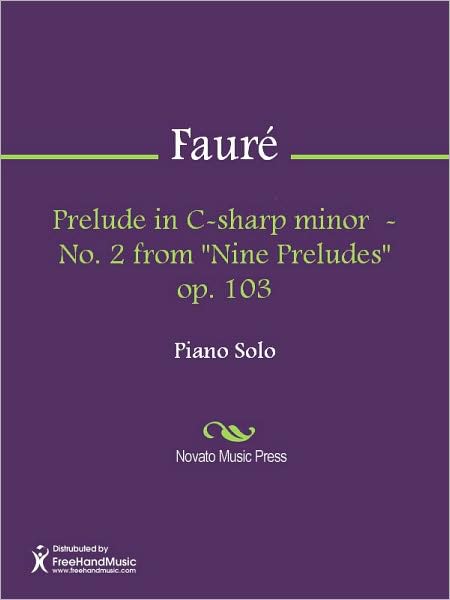 Prelude in C-sharp minor - No. 2 from "Nine Preludes" op. 103