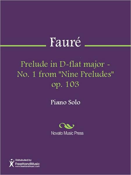 Prelude in D-flat major - No. 1 from "Nine Preludes" op. 103