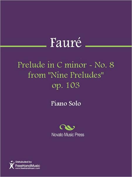 Prelude in C minor - No. 8 from "Nine Preludes" op. 103