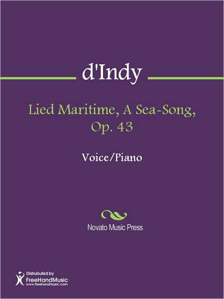 Lied Maritime, A Sea-Song, Op. 43