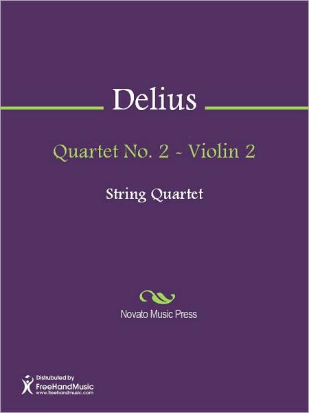 Quartet No. 2 - Violin 2