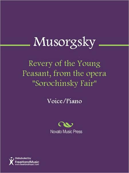Revery of the Young Peasant, from the opera "Sorochinsky Fair"