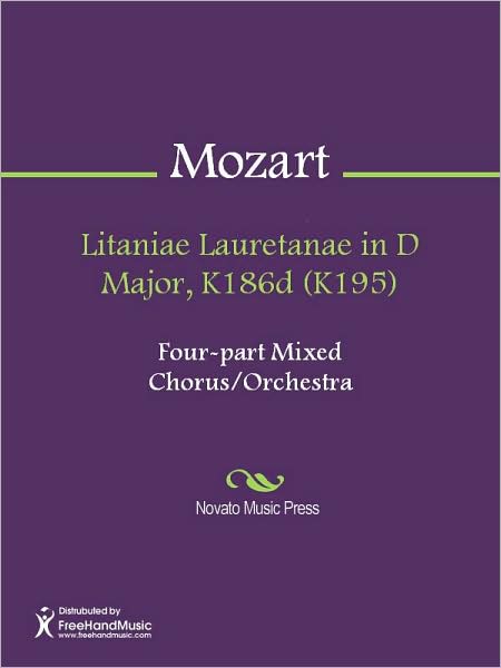 Litaniae Lauretanae in D Major, K186d (K195)