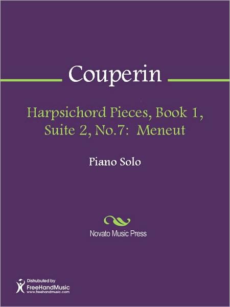 Harpsichord Pieces, Book 1, Suite 2, No.7: Meneut