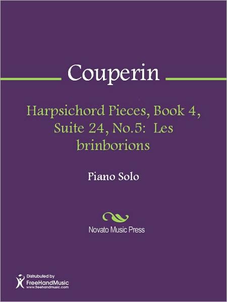 Harpsichord Pieces, Book 4, Suite 24, No.5: Les brinborions