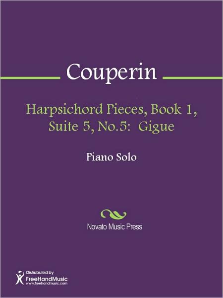 Harpsichord Pieces, Book 1, Suite 5, No.5: Gigue