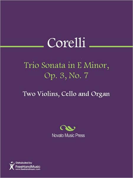 Trio Sonata in E Minor, Op. 3, No. 7