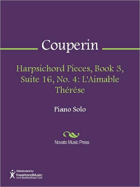 Harpsichord Pieces, Book 3, Suite 16, No. 4: L'Aimable Therese