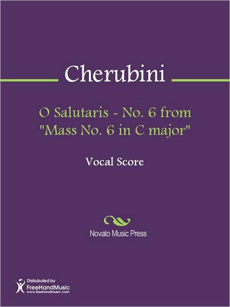 O Salutaris - No. 6 from "Mass No. 6 in C major"
