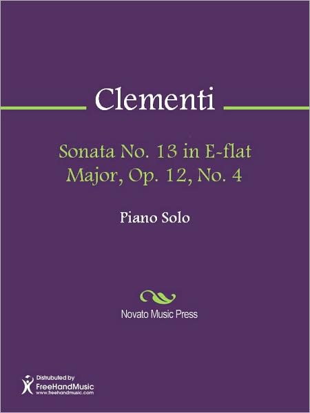 Sonata No. 13 in E-flat Major, Op. 12, No. 4