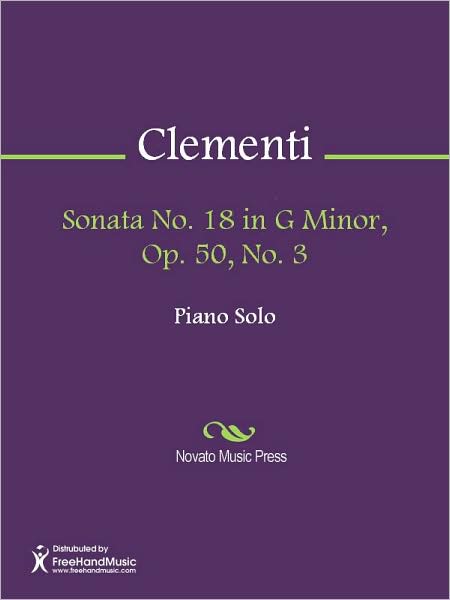 Sonata No. 18 in G Minor, Op. 50, No. 3