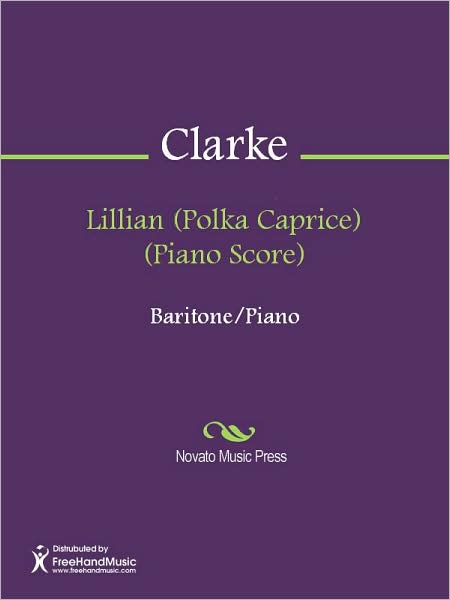 Lillian (Polka Caprice) (Piano Score)