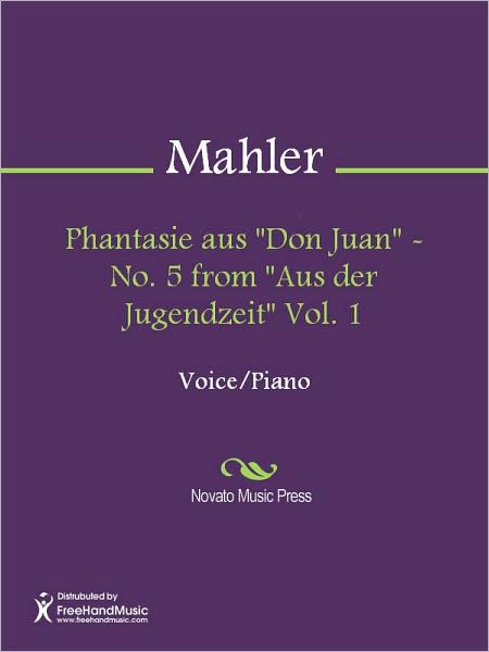 Phantasie aus "Don Juan" - No. 5 from "Aus der Jugendzeit" Vol. 1