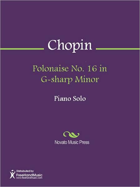 Polonaise No. 16 in G-sharp Minor