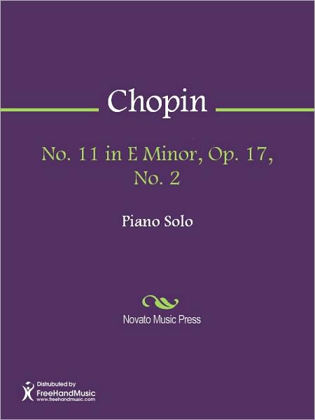 No. 11 in E Minor, Op. 17, No. 2