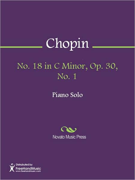 No. 18 in C Minor, Op. 30, No. 1