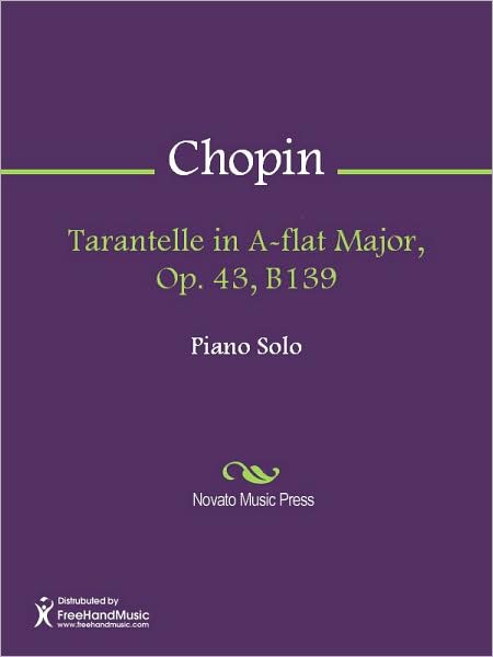 Tarantelle in A-flat Major, Op. 43, B139