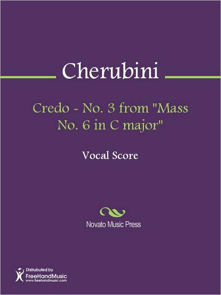 Credo - No. 3 from "Mass No. 6 in C major"