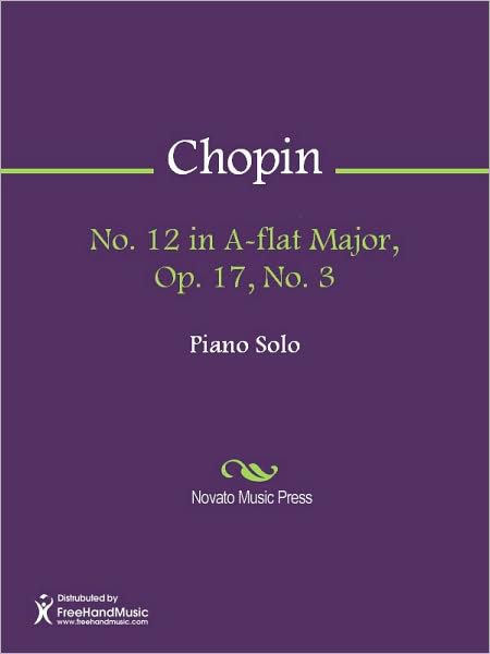 No. 12 in A-flat Major, Op. 17, No. 3
