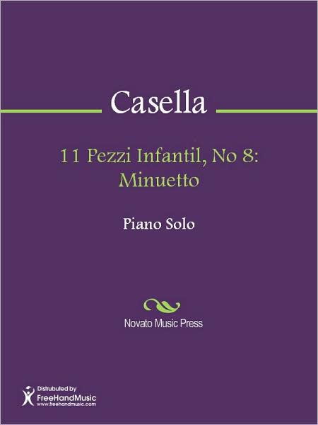 11 Pezzi Infantil, No 8: Minuetto