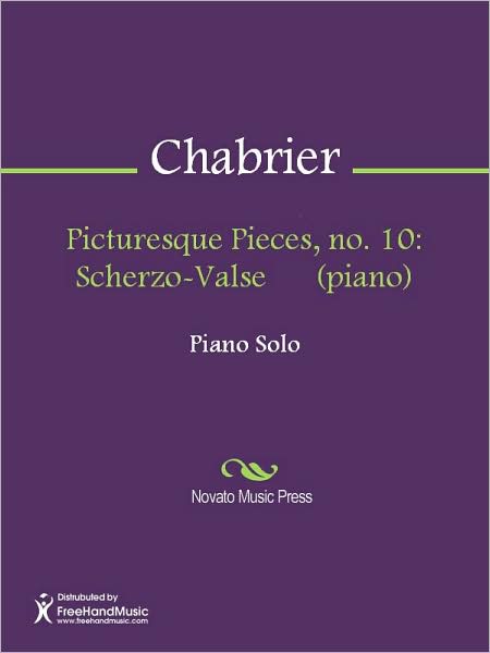 Picturesque Pieces, no. 10: Scherzo-Valse (piano)