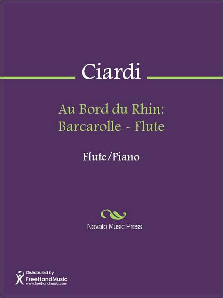 Au Bord du Rhin: Barcarolle - Flute