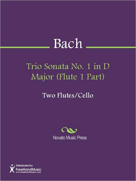 Trio Sonata No. 1 in D Major (Flute 1 Part)