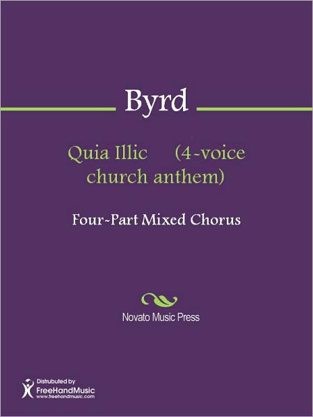 Quia Illic (4-voice church anthem)