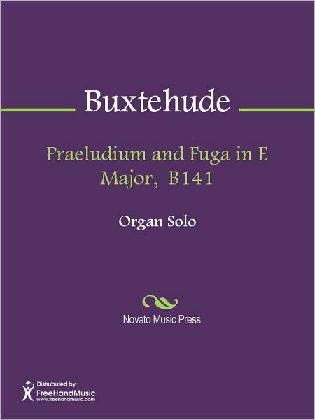 Praeludium and Fuga in E Major, B141