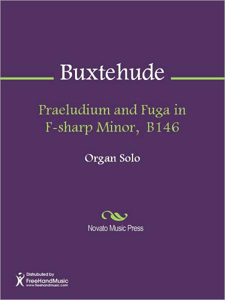 Praeludium and Fuga in F-sharp Minor, B146