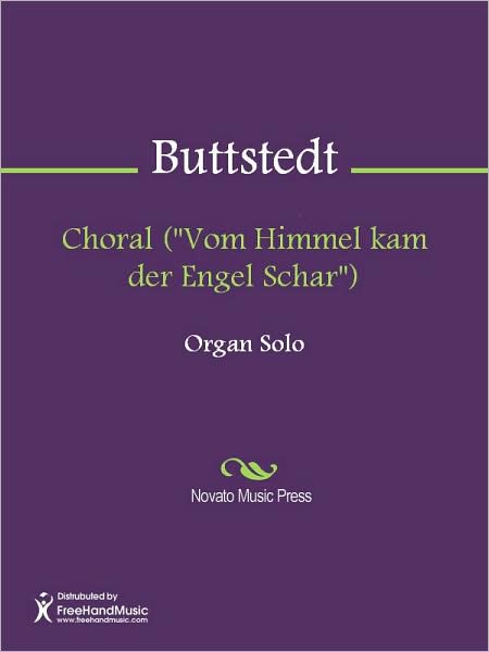 Choral ("Vom Himmel kam der Engel Schar")