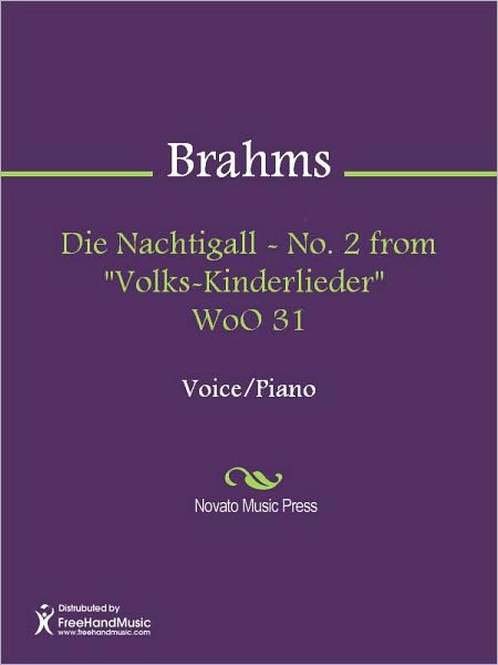 Die Nachtigall - No. 2 from "Volks-Kinderlieder" WoO 31