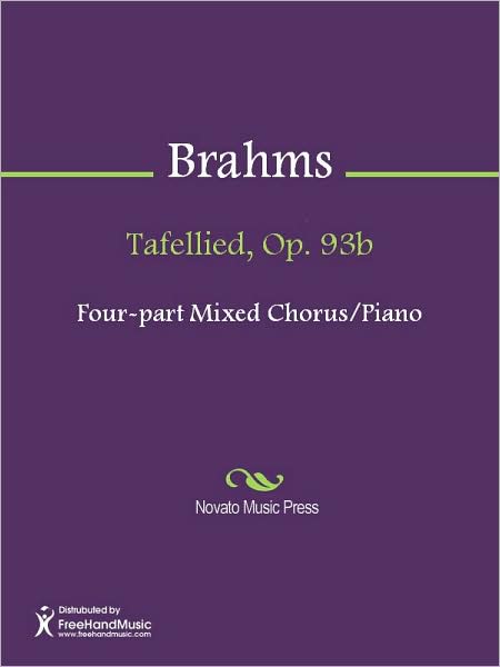 Tafellied, Op. 93b
