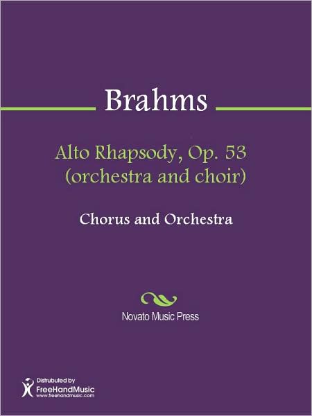 Alto Rhapsody, Op. 53 (orchestra and choir)