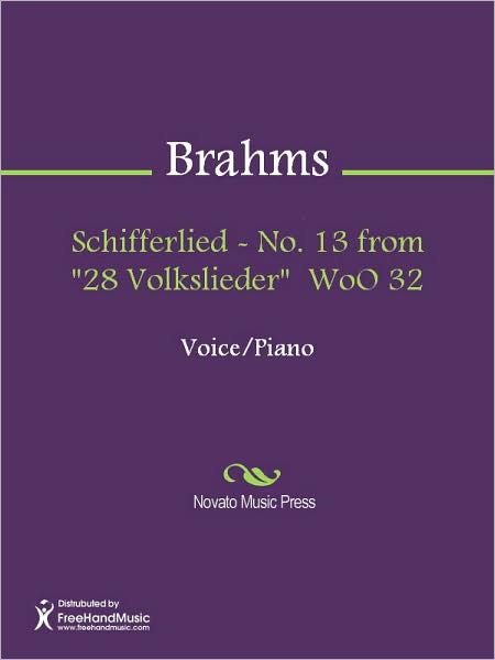 Schifferlied - No. 13 from "28 Volkslieder" WoO 32