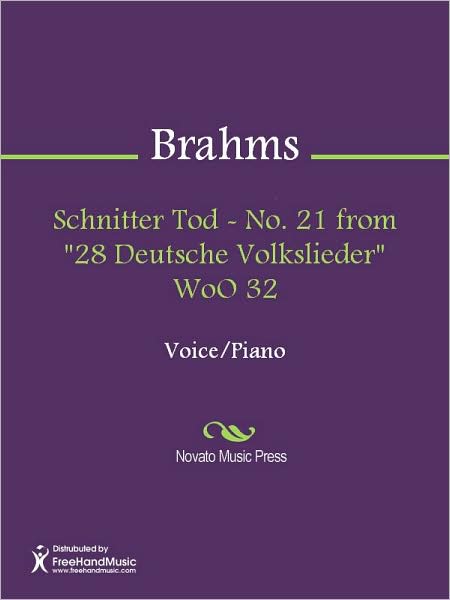 Schnitter Tod - No. 21 from "28 Deutsche Volkslieder" WoO 32
