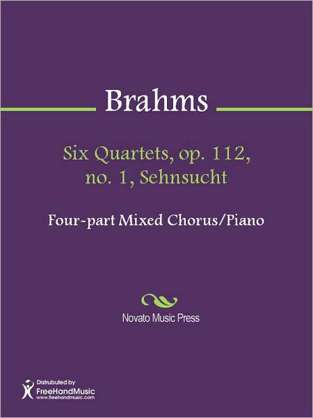 Six Quartets, op. 112, no. 1, Sehnsucht