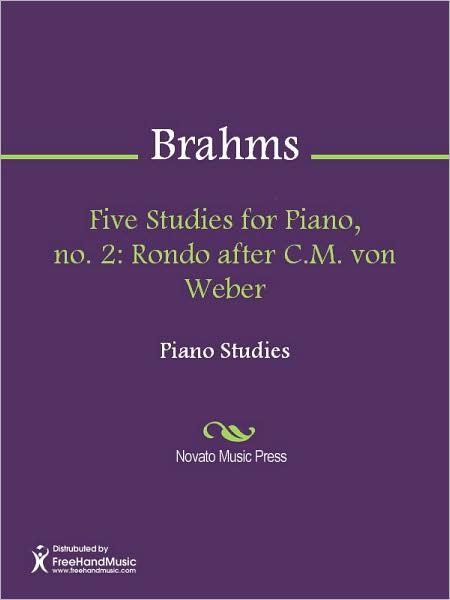 Five Studies for Piano, no. 2: Rondo after C.M. von Weber
