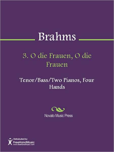 3. O die Frauen, O die Frauen