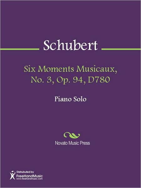 Six Moments Musicaux, No. 3, Op. 94, D780